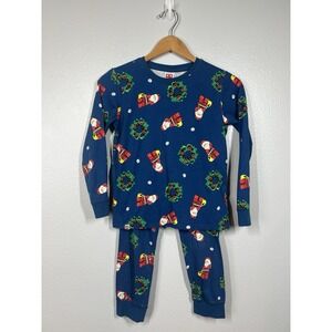 Lego pajamas kids youth L top bottom set Christmas pajamas Santa Boy Girl